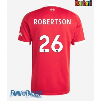 Liverpool Andrew Robertson #26 Tricou Fotbal Replică 2025-26 Barbati Acasa